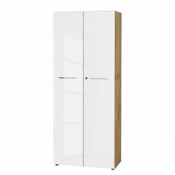 Germania Büroset Monteria III (2-teilig) - Glas - Weiß / Eiche Navarra Dekor -Möbel Verkäufe 2024 1000189538 191022 12045300100 DETAILS P000000001000189538