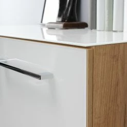 Germania Aktenschrank Monteria I - Glas - Weiß / Eiche Navarra Dekor -Möbel Verkäufe 2024 1000189544 191022 12050000165 DETAILS P000000001000189544