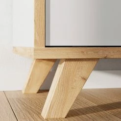 Germania Büroset Svene (4-teilig) - Weiß / Eiche Sonoma Dekor -Möbel Verkäufe 2024 1000189548 191022 12050600198 DETAILS P000000001000189548