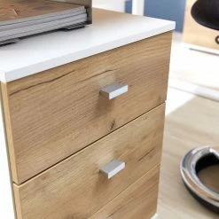 Germania Büroset Lioni III (2-teilig) - Eiche Navarra Dekor / Weiß -Möbel Verkäufe 2024 1000191061 191016 14452900005 DETAILS P000000001000191061