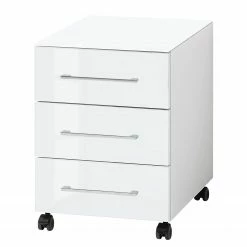 Germania Büroset Monteria I (5-teilig) - Glas - Weiß / Chrom -Möbel Verkäufe 2024 1000191067 191016 08103000016 DETAILS P000000001000191067