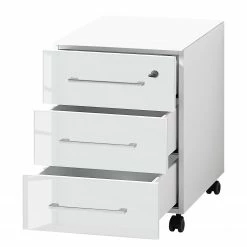 Germania Büroset Monteria I (5-teilig) - Glas - Weiß / Chrom -Möbel Verkäufe 2024 1000191067 191016 08103100023 DETAILS P000000001000191067