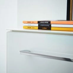 Germania Büroset Monteria I (5-teilig) - Glas - Weiß / Chrom -Möbel Verkäufe 2024 1000191067 191016 08103100025 DETAILS P000000001000191067