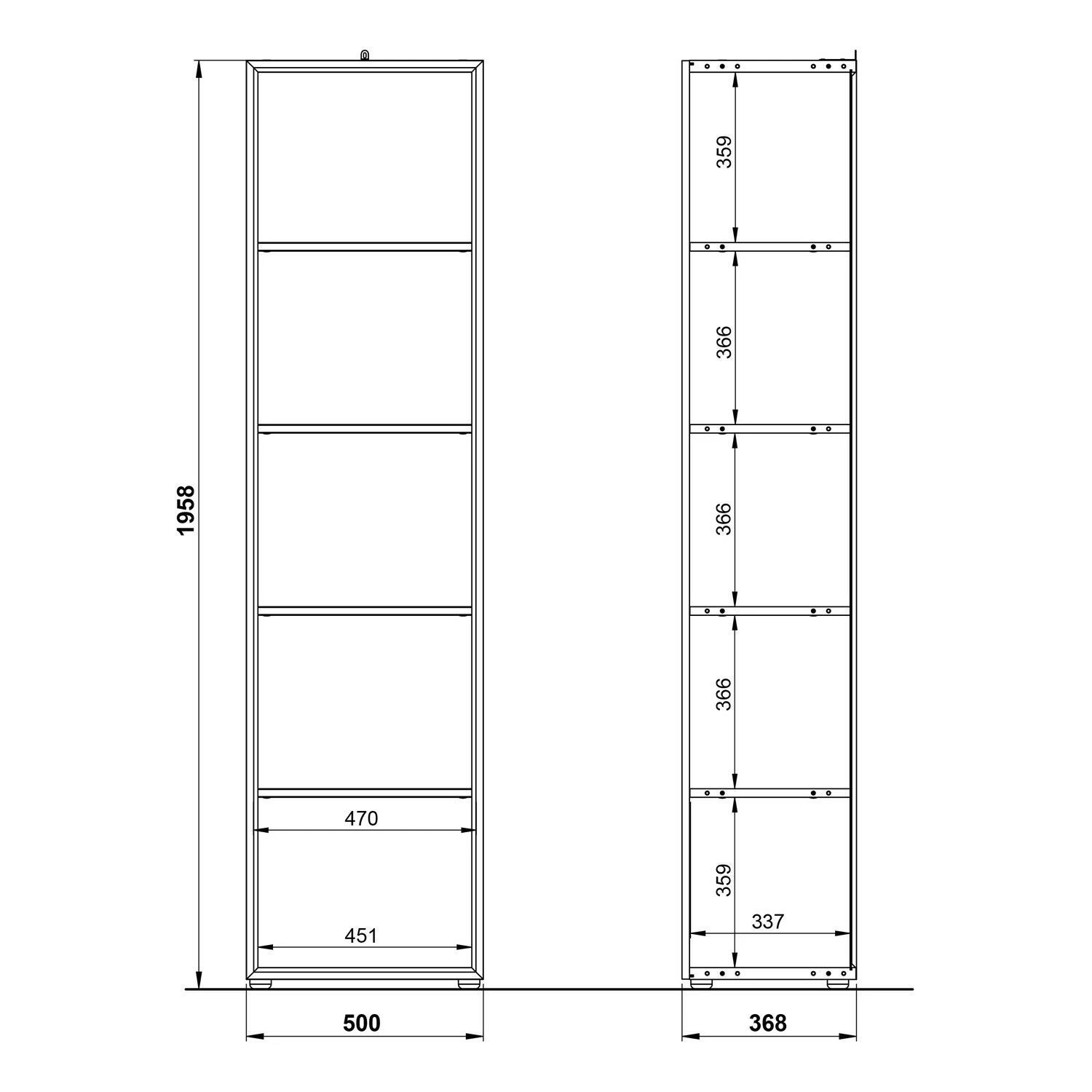 Germania Büroset Monteria III (2-teilig) - Glas - Weiß / Chrom 9 Germania Büroset Monteria III (2-teilig) - Glas - Weiß / Chrom – Bild 7