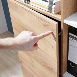 Germania Büroset Lioni IV (2-teilig) - Eiche Navarra Dekor / Weiß -Möbel Verkäufe 2024 1000191069 191016 08103300041 DETAILS P000000001000191069