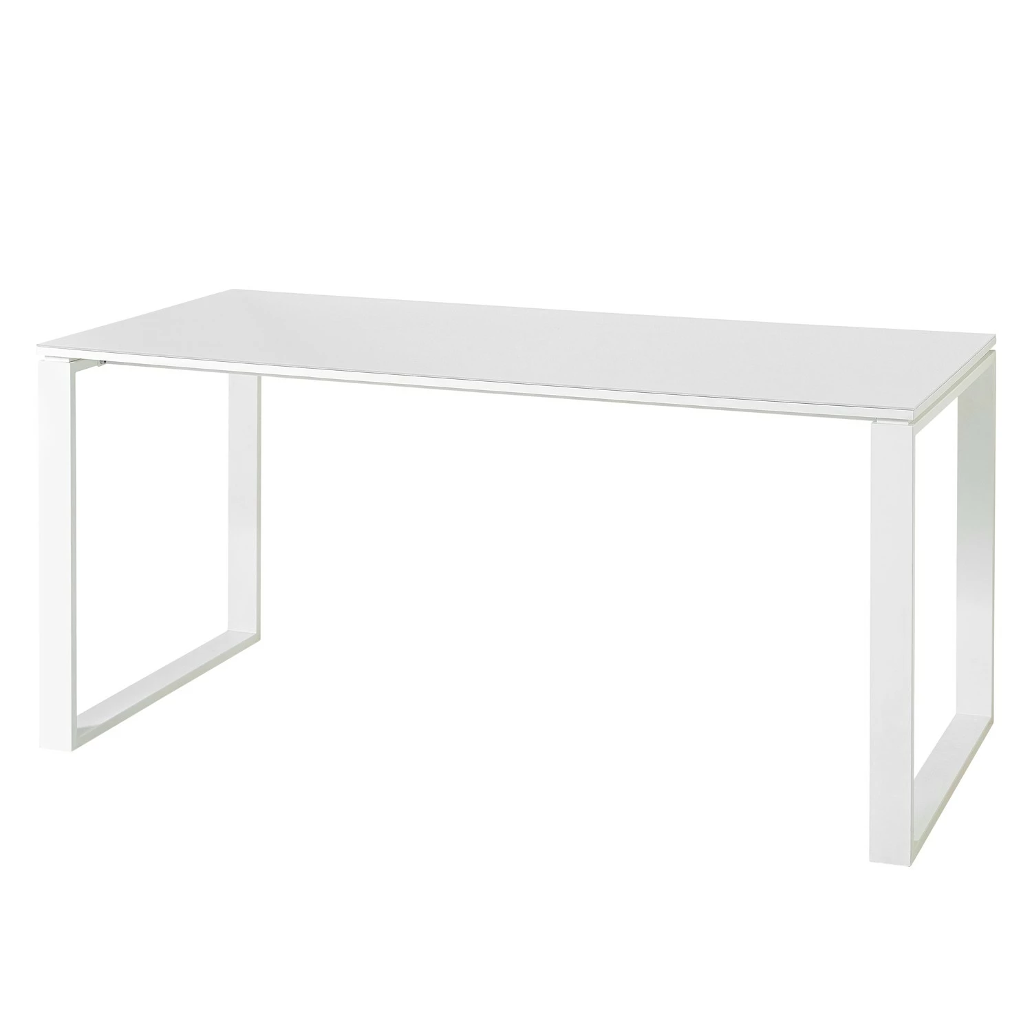 Germania Büroset Monteria II (2-teilig) - Glas - Weiß / Chrom 5 Germania Büroset Monteria II (2-teilig) - Glas - Weiß / Chrom – Bild 3