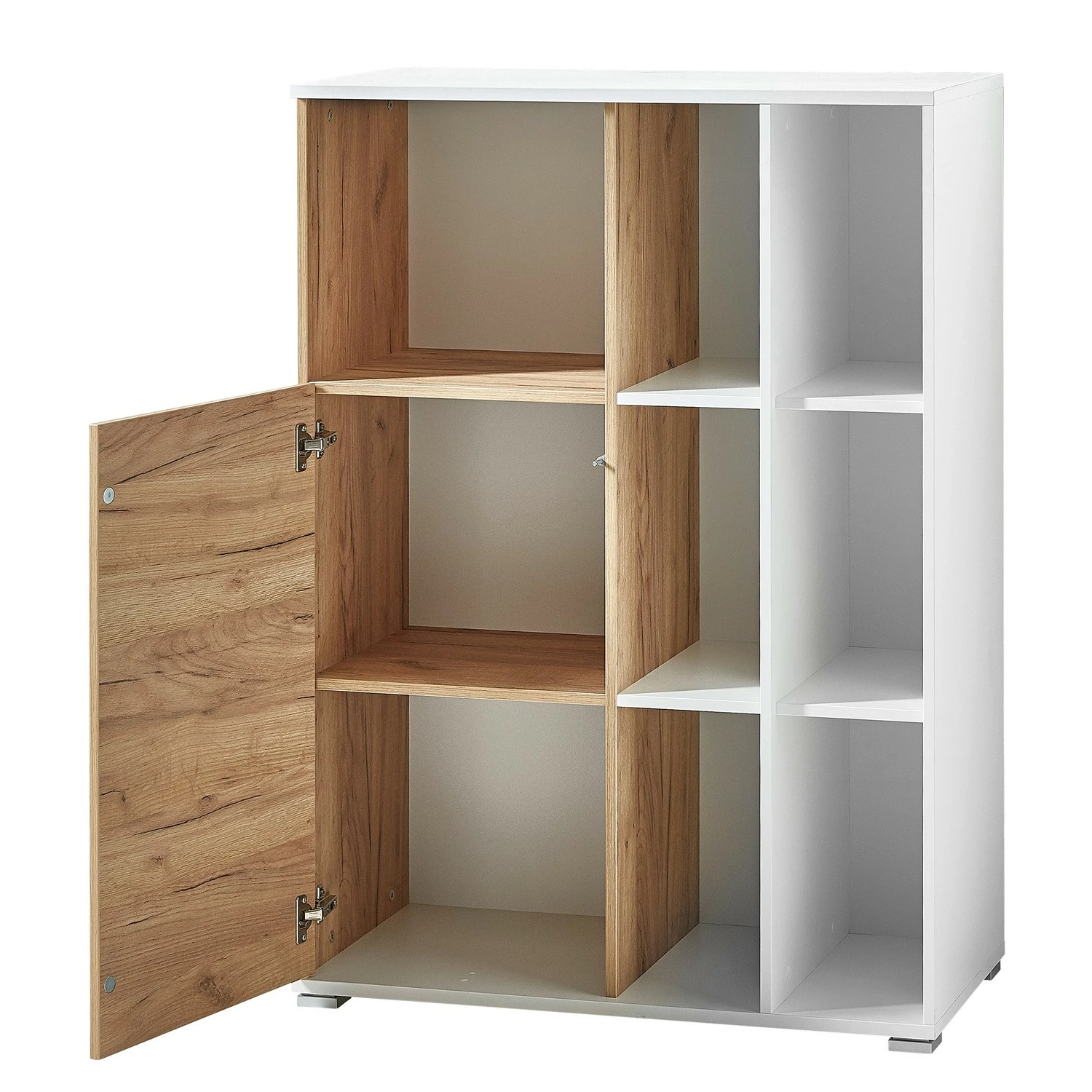 Germania Büroset Lioni I (3-teilig) - Eiche Navarra Dekor / Weiß 9 Germania Büroset Lioni I (3-teilig) - Eiche Navarra Dekor / Weiß – Bild 7