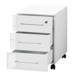 Germania Büroset Monteria V (3-teilig) - Glas - Weiß / Chrom -Möbel Verkäufe 2024 1000191084 191016 08104200130 DETAILS P000000001000191084