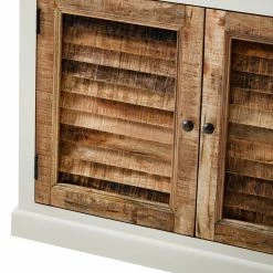 Maison Belfort Sekretär Newhaven - Mango massiv - Weiß / Mango -Möbel Verkäufe 2024 1000191281 200511 14134800010 DETAILS P000000001000191281