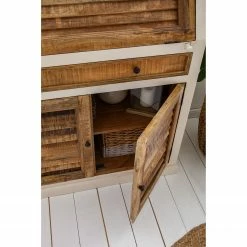 Maison Belfort Sekretär Newhaven - Mango massiv - Weiß / Mango -Möbel Verkäufe 2024 1000191281 200630 09234700012 MOOD DETAILS P000000001000191281 mood