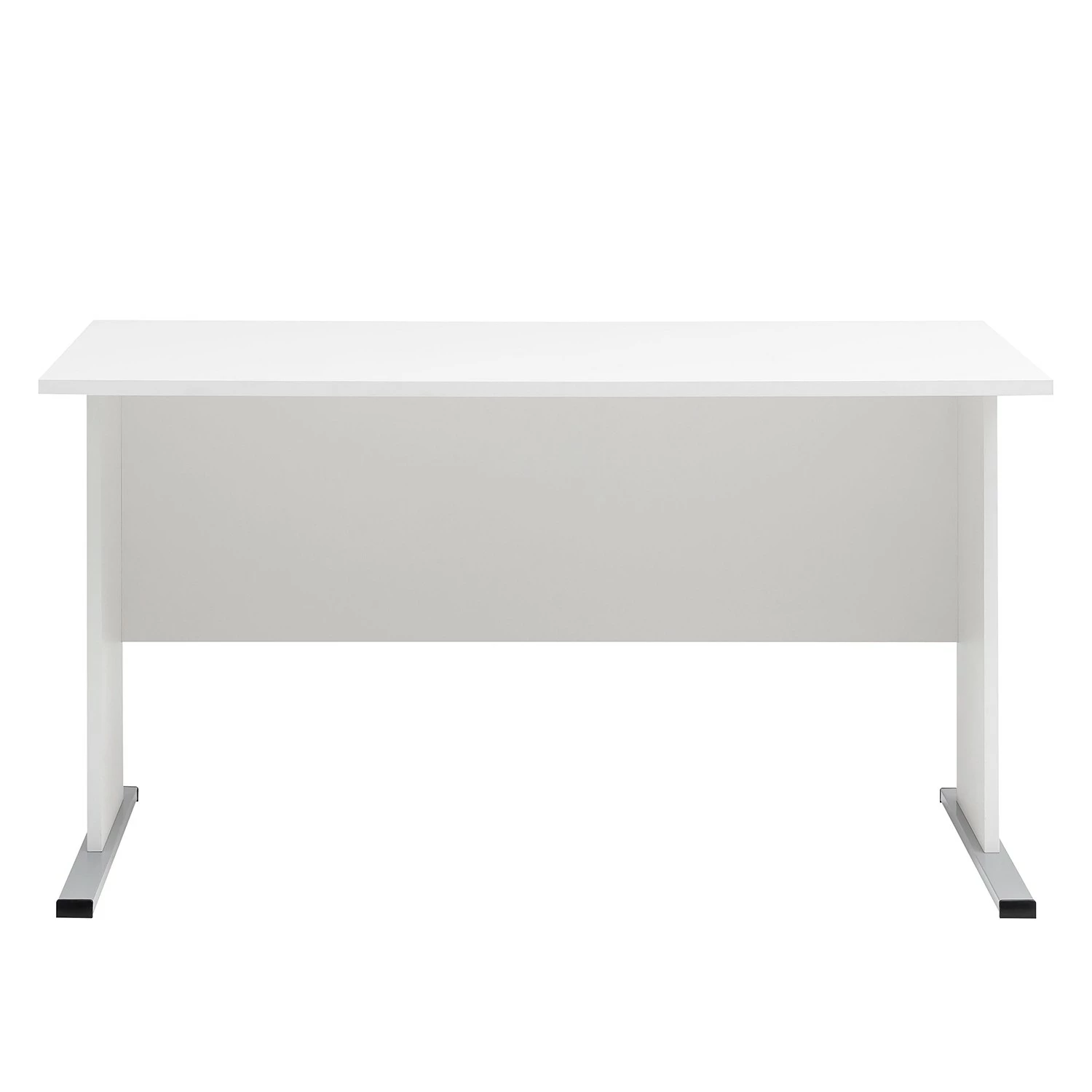 Furnitive Schreibtisch Lezan - Metall - Weiß / Silber 5 Furnitive Schreibtisch Lezan - Metall - Weiß / Silber – Bild 3