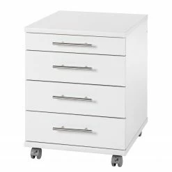 Furnitive Rollcontainer Yacolt - Weiß