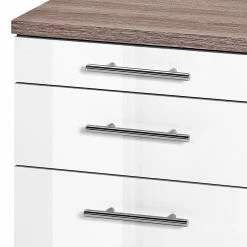 Furnitive Rollcontainer Arcon - Trüffeleiche Dekor / Hochglanz Weiß -Möbel Verkäufe 2024 1000191338 191031 16045800100 DETAILS P000000001000191338