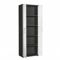 Furnitive Aktenschrank Buzy - Hochglanz Weiß / Anthrazit - Höhe: 182 cm 9 Furnitive Aktenschrank Buzy - Hochglanz Weiß / Anthrazit - Höhe: 182 cm -Möbel Verkäufe 2024 1000191353 191031 16045900145 DETAILS P000000001000191353