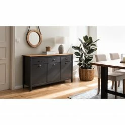 Maison Belfort Sideboard Rivery - Kiefer massiv - Anthrazit 17 Maison Belfort Sideboard Rivery - Kiefer massiv - Anthrazit -Möbel Verkäufe 2024 1000193132 200302 15340800006 MOOD DETAILS P000000001000193132 mood