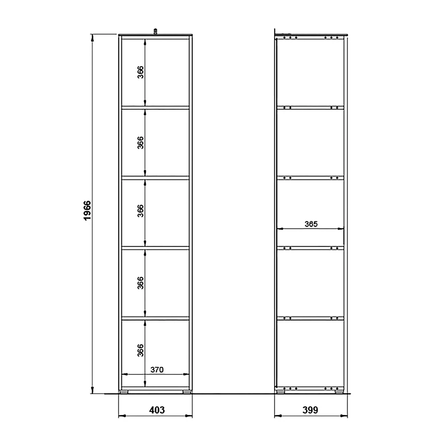 Germania Aktenregal Ancona II - Kaschmir / Nussbaum Dekor 8 Germania Aktenregal Ancona II - Kaschmir / Nussbaum Dekor – Bild 6