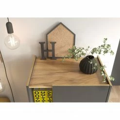 Germania Aktenschrank Austin I - Graphit / Navarra Eiche Dekor -Möbel Verkäufe 2024 1000196998 191203 06445800051 DETAILS P000000001000196998 1