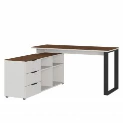 Germania Büroset Ancona I (2-teilig) - Metall - Kaschmir / Nussbaum Dekor -Möbel Verkäufe 2024 1000197004 191203 06450000091 DETAILS P000000001000197004