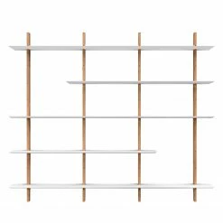 Tenzo Regal Bridge IV - Buche teilmassiv - Buche / Weiß