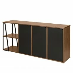 Temahome Sideboard Albi - Echtholzfurnier - Walnuss / Schwarz -Möbel Verkäufe 2024 1000198885 191209 09464800223 DETAILS P000000001000198885