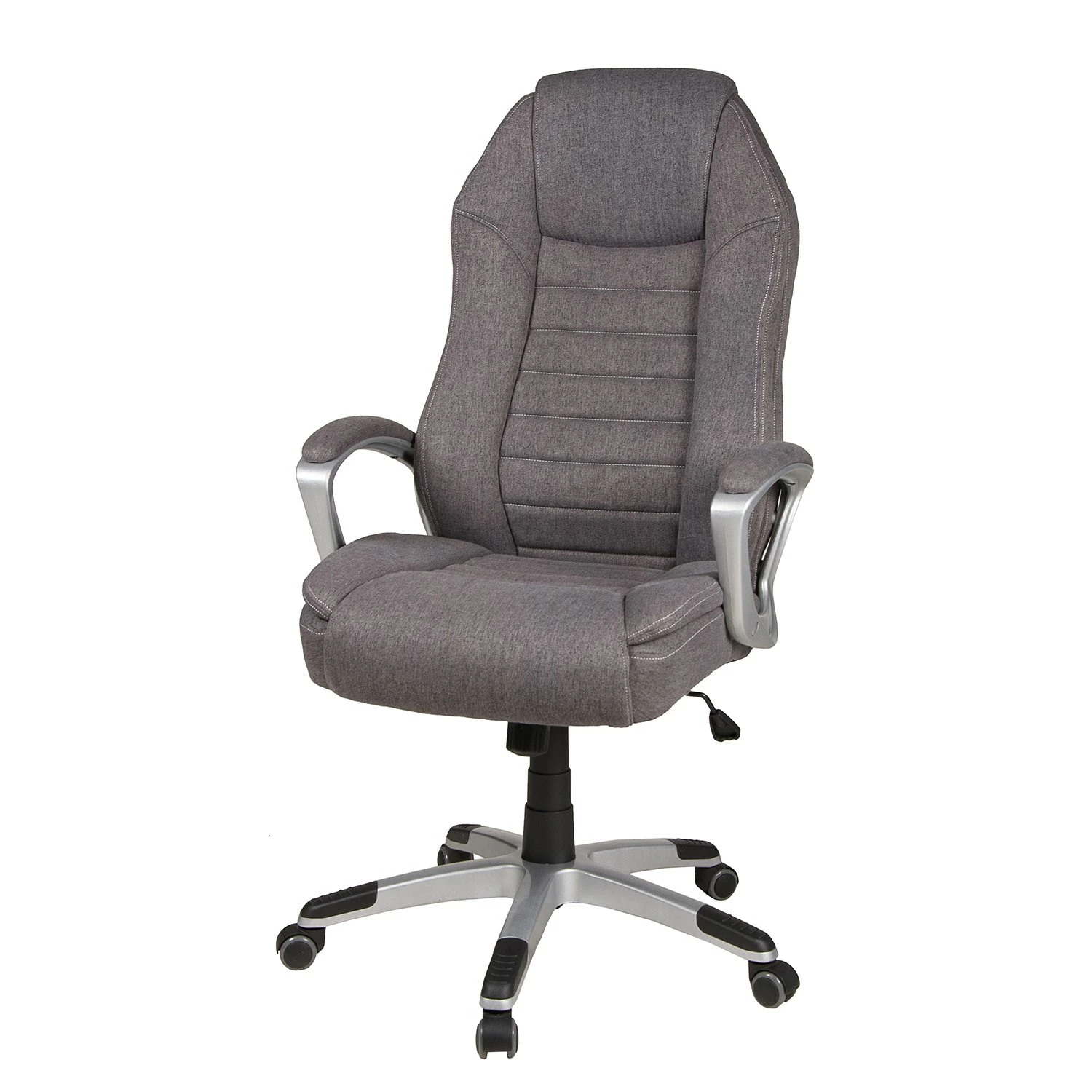 Duo Collection Bürodrehstuhl Dirk - Webstoff / Nylon - Dunkelgrau / Silber 3 Duo Collection Bürodrehstuhl Dirk - Webstoff / Nylon - Dunkelgrau / Silber