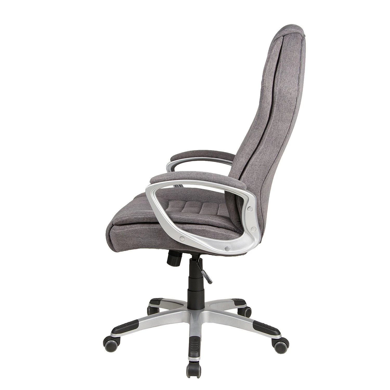 Duo Collection Bürodrehstuhl Dirk - Webstoff / Nylon - Dunkelgrau / Silber 5 Duo Collection Bürodrehstuhl Dirk - Webstoff / Nylon - Dunkelgrau / Silber – Bild 3