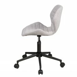 Duo Collection Bürodrehstuhl Marie II - Webstoff / Stahl - Hellgrau / Schwarz -Möbel Verkäufe 2024 1000198946 200127 16101900031 DETAILS P000000001000198946