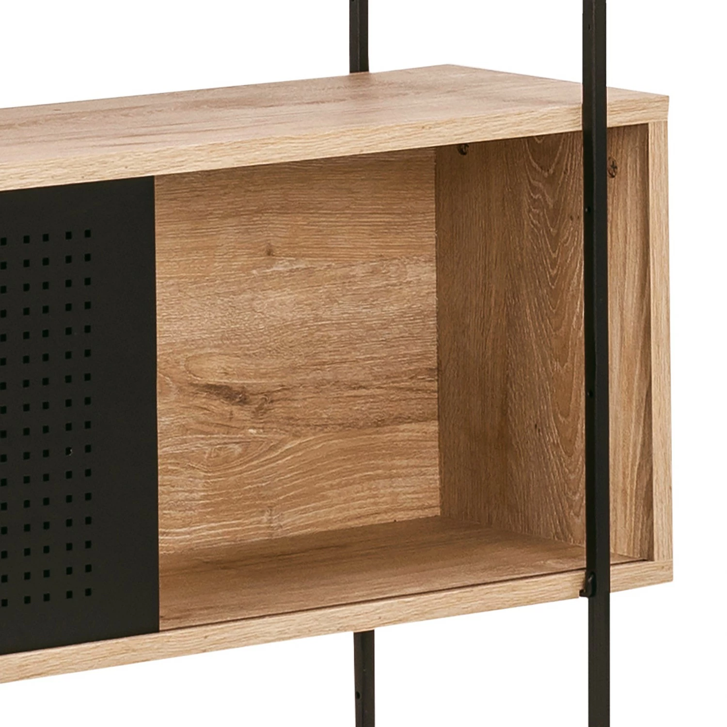 Norrwood Regal Alsace - Wildeiche Dekor / Schwarz 10 Norrwood Regal Alsace - Wildeiche Dekor / Schwarz – Bild 8