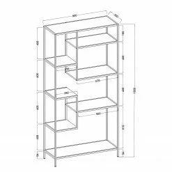 Fredriks Regal Meon IV - Eiche Grau Dekor 37 Fredriks Regal Meon IV - Eiche Grau Dekor -Möbel Verkäufe 2024 1000201075 200814 14302300001 SKETCH DETAILS P000000001000201075 sketch