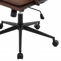 Ars manufacti Bürostuhl Buyck - Microfaser / Metall - Vintage Braun / Matt Schwarz -Möbel Verkäufe 2024 1000201104 200206 10591300008 DETAILS P000000001000201104