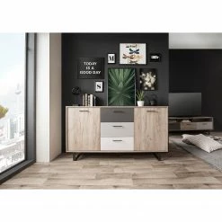 Norrwood Sideboard Brookton - Mehrfarbig / Eiche Dekor -Möbel Verkäufe 2024 1000202465 200124 09543800215 MOOD DETAILS P000000001000202465 mood