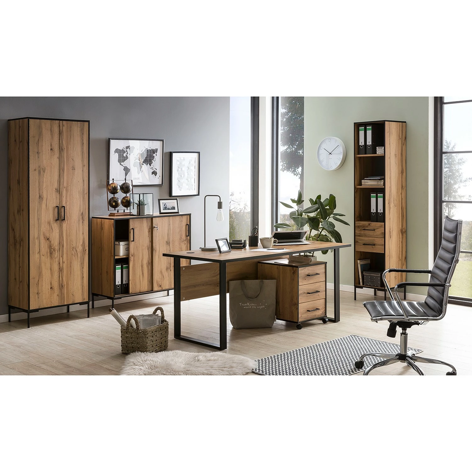 Fredriks Aktenschrank Cumminus - Eiche Dekor 3 Fredriks Aktenschrank Cumminus - Eiche Dekor – Bild 2