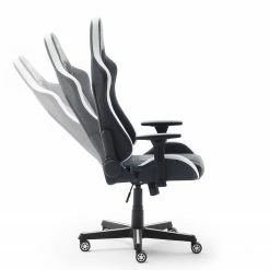 Furnitive LED Gaming Chair MC Racing - Kunstleder / Kunststoff - Schwarz / Weiß -Möbel Verkäufe 2024 1000205591 200310 11153100101 DETAILS P000000001000205591