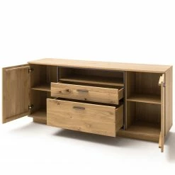 Naturoo Sideboard Doora - Asteiche teilmassiv - Asteiche Bianco / Graphit -Möbel Verkäufe 2024 1000207351 200317 14284200051 DETAILS P000000001000207351