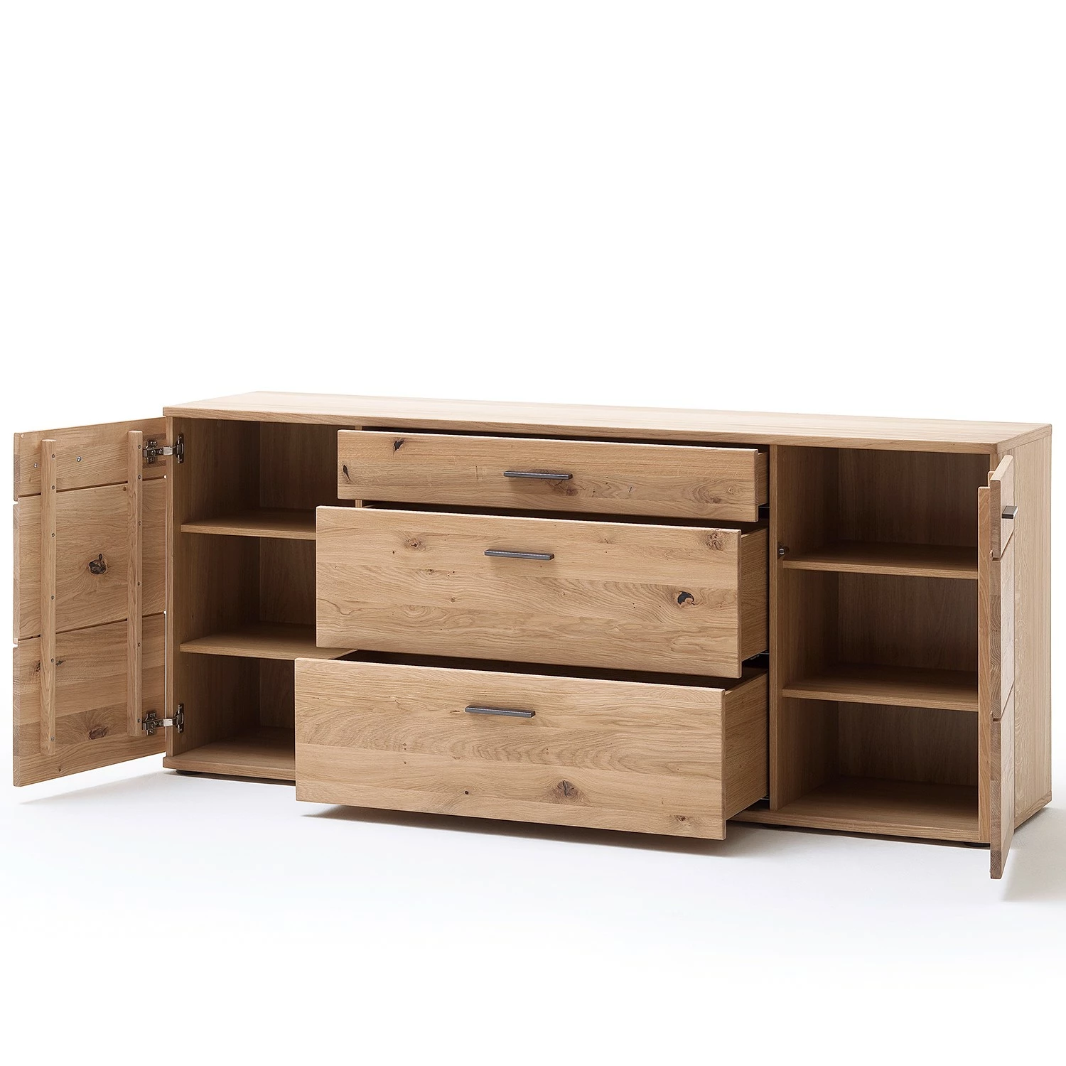 Loftscape Sideboard Salvo - Eiche teilmassiv - Balkeneiche Bianco / Grau 9 Loftscape Sideboard Salvo - Eiche teilmassiv - Balkeneiche Bianco / Grau – Bild 7