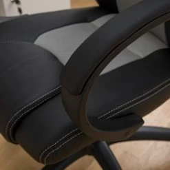 Furnitive Gaming Chair Livaro - Kunstleder & Mesh / Kunststoff - Schwarz / Grau -Möbel Verkäufe 2024 1000207821 201008 06401400028 DETAILS P000000001000207821