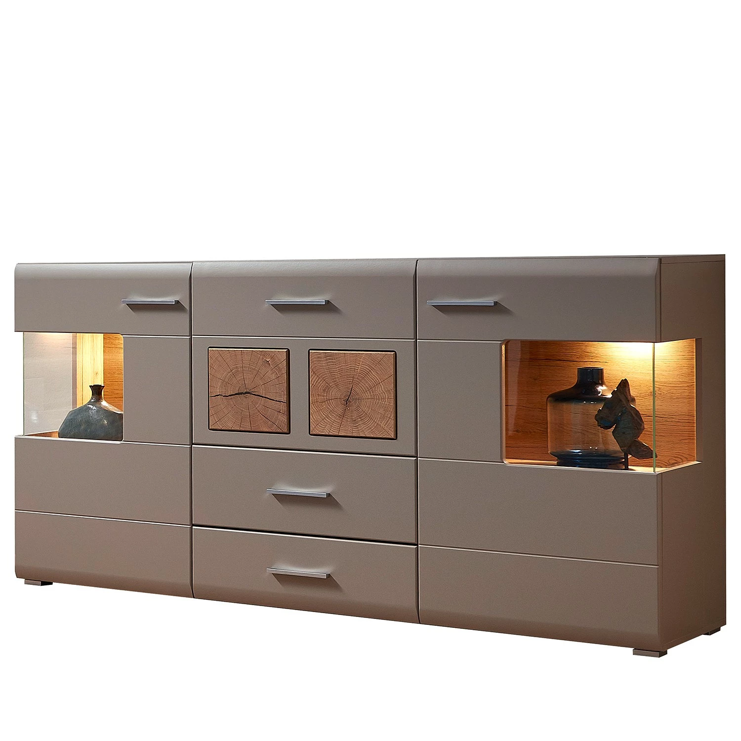 Loftscape Sideboard Aulby - Inkl. Beleuchtung - Taupe 3 Loftscape Sideboard Aulby - Inkl. Beleuchtung - Taupe