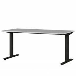 Germania Schreibtisch GW-Agenda II - (elektrisch höhenverstellbar) - Lichtgrau - Breite: 160 cm