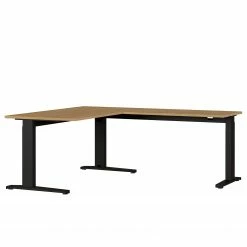 Germania Eckschreibtisch GW-Agenda II - (höhenverstellbar) - Eiche Grandson Dekor