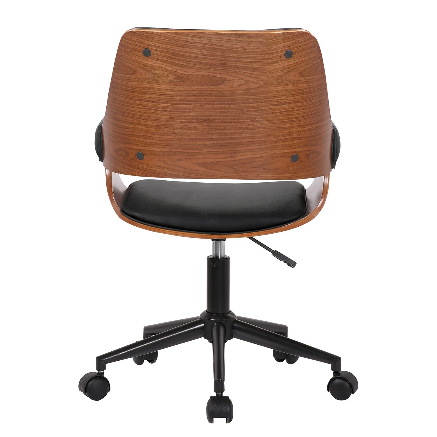 Mørteens Bürostuhl Luumaki - Kunstleder - Schwarz / Walnuss 8 Mørteens Bürostuhl Luumaki - Kunstleder - Schwarz / Walnuss – Bild 6