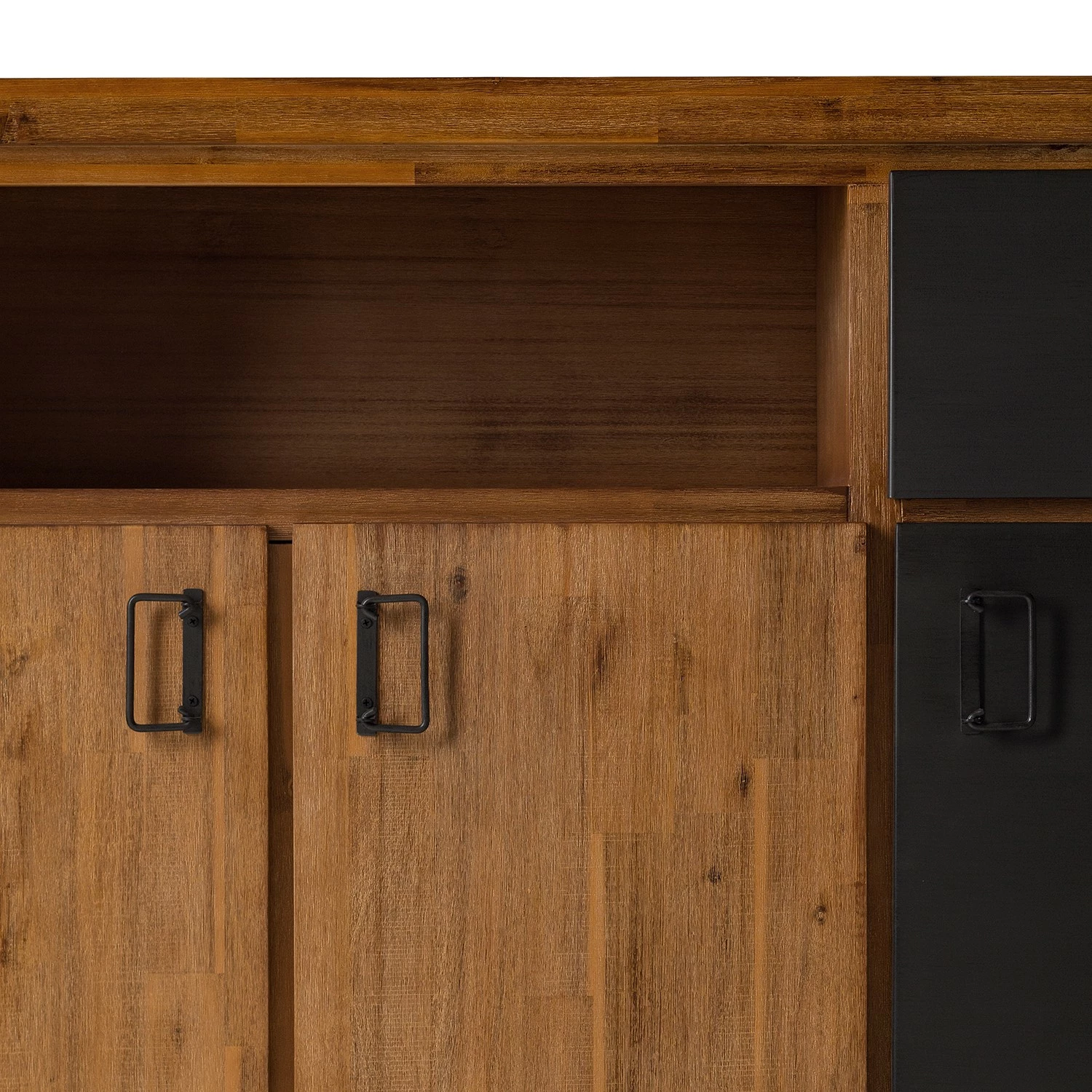 Ars manufacti Sideboard Manchester VII - Akazie massiv / Metall - Akazie / Anthrazit 11 Ars manufacti Sideboard Manchester VII - Akazie massiv / Metall - Akazie / Anthrazit – Bild 9