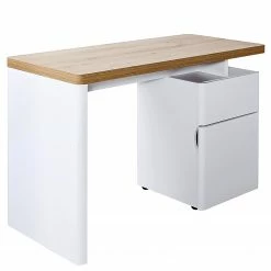 Jahnke Schreibtisch Cuuba Libre 120 - Eiche Dekor / Weiß