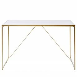 Jahnke Schreibtisch Glam Desk - Stahl - Marmor Weiß Dekor / Gold -Möbel Verkäufe 2024 1000210992 200417 14134400025 DETAILS P000000001000210992