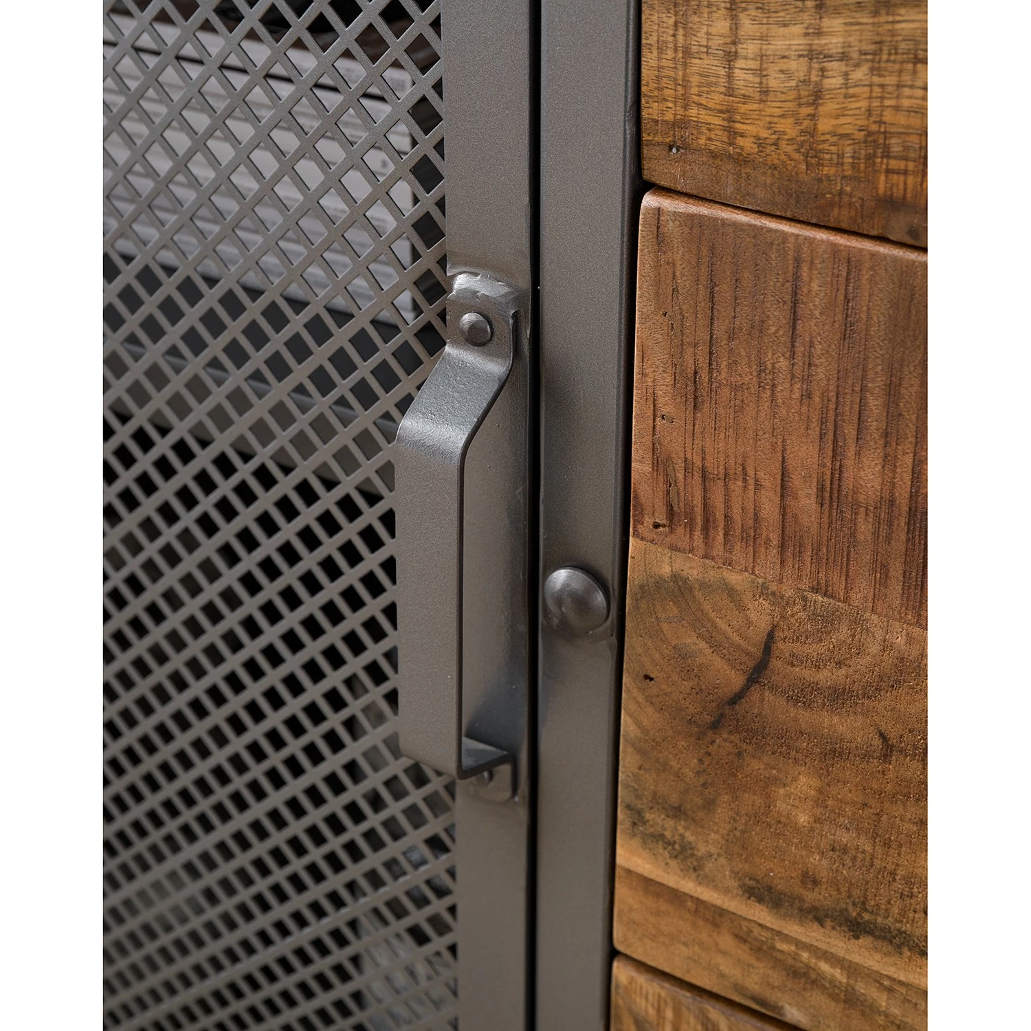 Ars manufacti Sideboard Hunter II - Mango massiv / Metall - Mango / Blaugrau 12 Ars manufacti Sideboard Hunter II - Mango massiv / Metall - Mango / Blaugrau – Bild 10