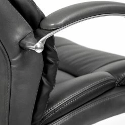 Furnitive Chefsessel Blackford XXL - Kunstleder / Metall - Grau / Chrom -Möbel Verkäufe 2024 1000211328 200511 14230500009 DETAILS P000000001000211328