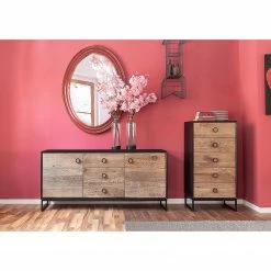 Red Living Sideboard Bayamon - Eiche & Akazie massiv / Metall - Eiche / Schwarz -Möbel Verkäufe 2024 1000211443 200504 13493800152 MOOD DETAILS P000000001000211443 mood