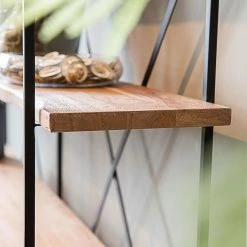 Red Living Regal Toome I - Akazie massiv / Metall - Akazie / Schwarz -Möbel Verkäufe 2024 1000211451 200504 13494400190 DETAILS P000000001000211451