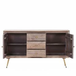 Naturoo Sideboard Turlock - Mango massiv / Metall - Mango / Gold -Möbel Verkäufe 2024 1000211467 200504 13495000234 DETAILS P000000001000211467