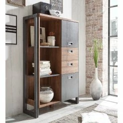 Ars manufacti Regal Marton III - Eiche Stirling Dekor / Anthrazit -Möbel Verkäufe 2024 1000211532 200424 13265400122 MOOD DETAILS P000000001000211532 mood