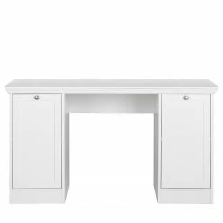 Norrwood Schreibtisch Woodland - Matt Weiß / Antiksilber -Möbel Verkäufe 2024 1000211603 200428 13195100037 DETAILS P000000001000211603